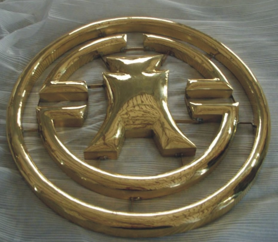 PM-8013鼓面黄铜字